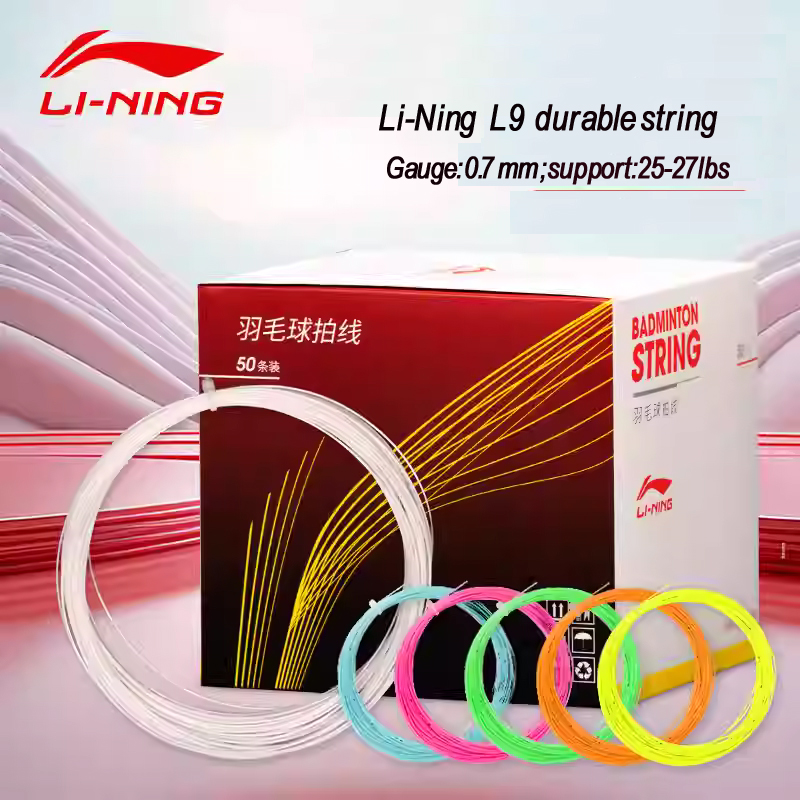 Badminton Yonex String - Paquete de 50 Cuerdas Originales L9