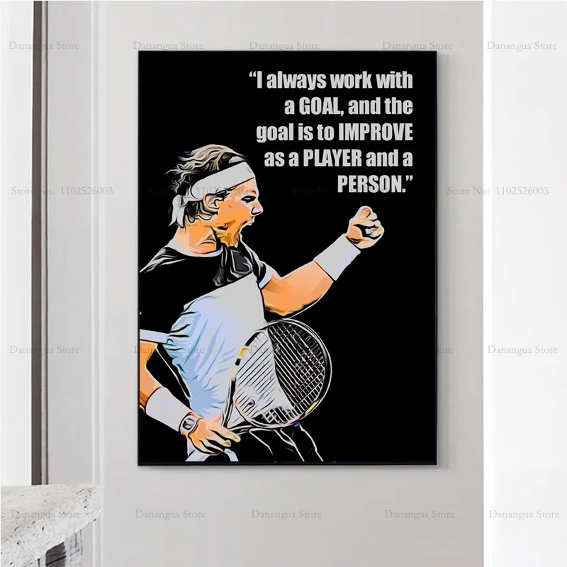 Rafaels, nuevas citas, jugador - Badminton Poster reseña y precio