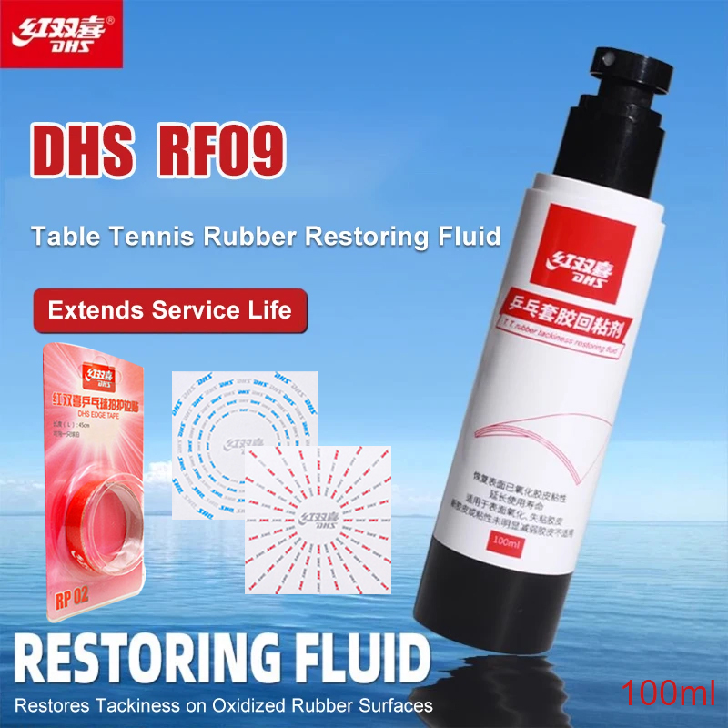 DHS 100ml tenis de mesa goma l - Badminton Background reseña y precio