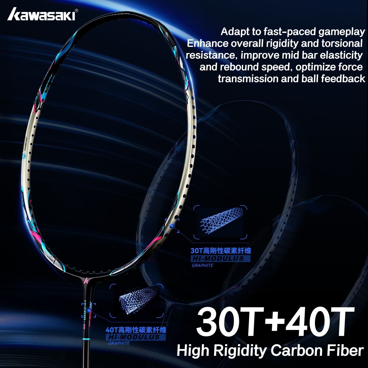 Raqueta de Bádminton Kawasaki  - Badminton Yonex Nanoflare reseña y precio