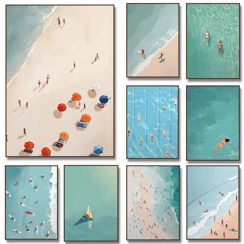 Verano chica piscina fiesta pl - Badminton Poster reseña y precio