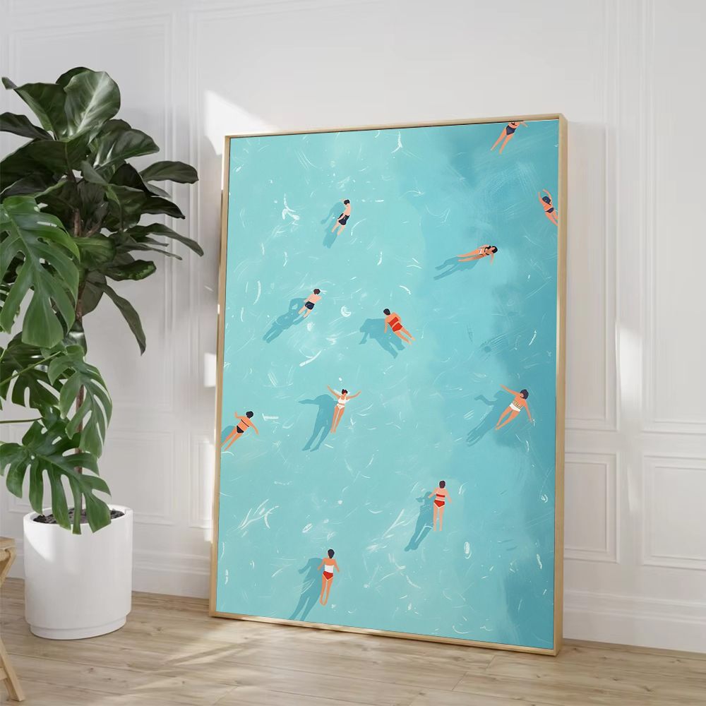 Verano chica piscina fiesta pl - Badminton Poster reseña y precio