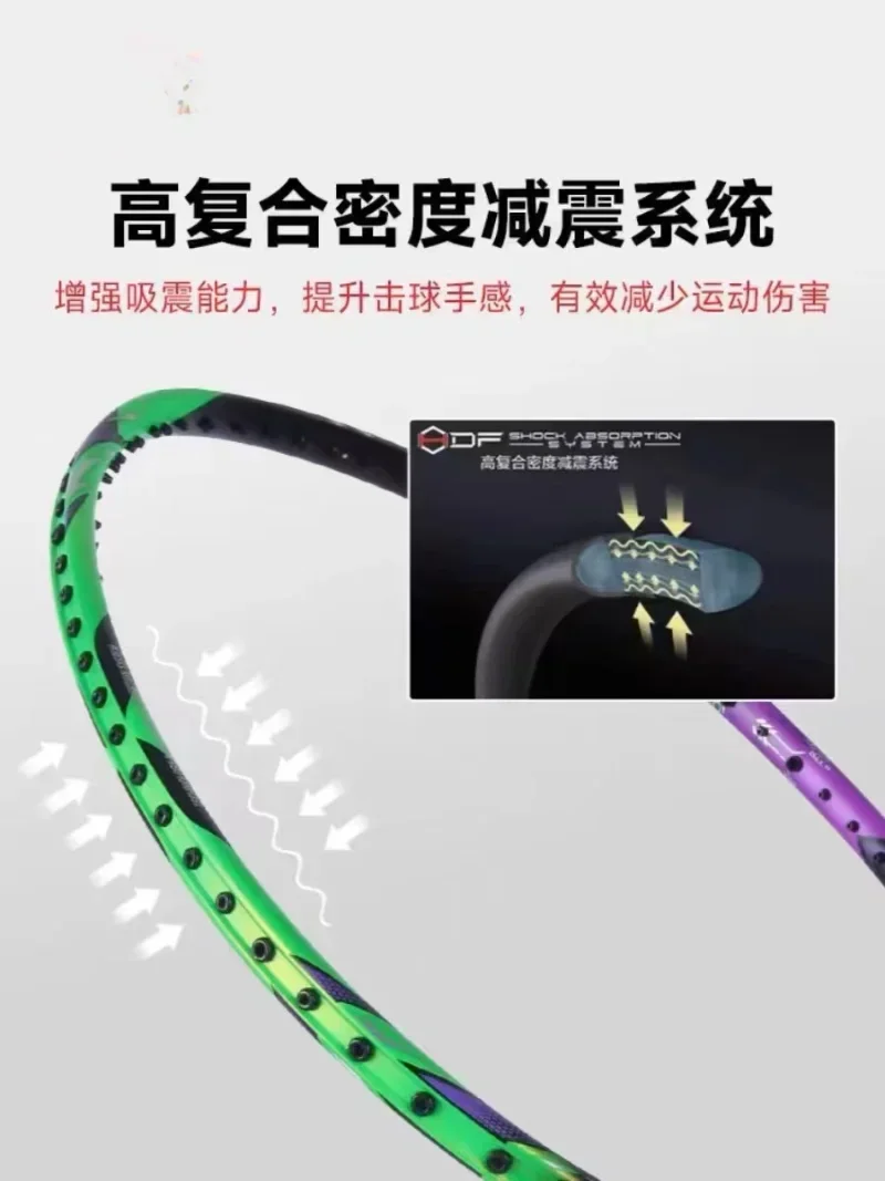 Nuevo Forro-HALBERTEC ZhanJi 9 - Badminton Yonex Nanoflare reseña y precio