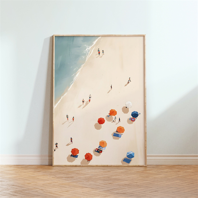 Póster nórdico de verano para  - Badminton Poster reseña y precio