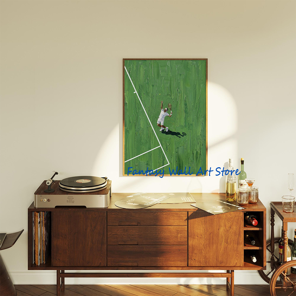Póster de tenis, campeón del m - Badminton Poster reseña y precio