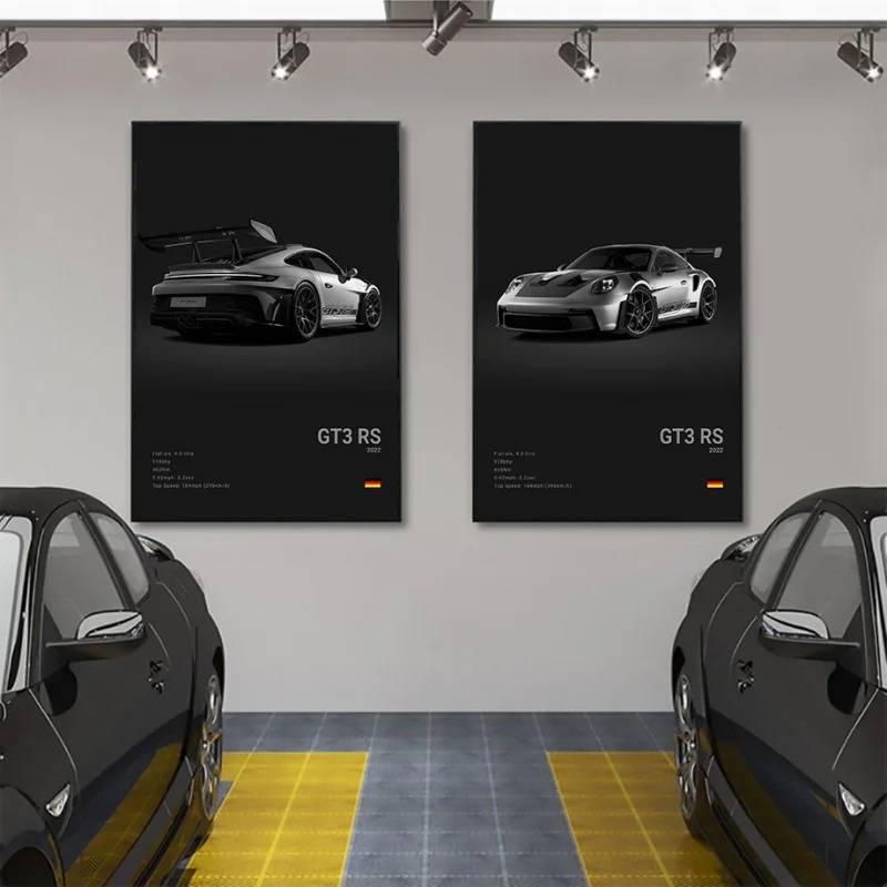 Póster de coche deportivo de l - Badminton Poster reseña y precio