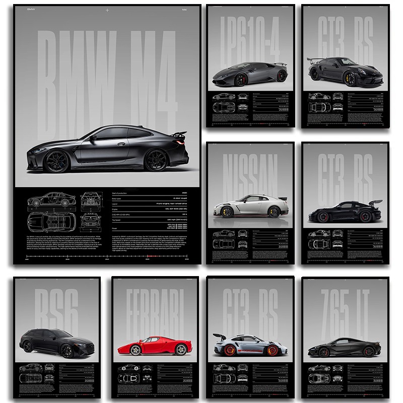 Coches artísticos de pared sim - Badminton Poster reseña y precio