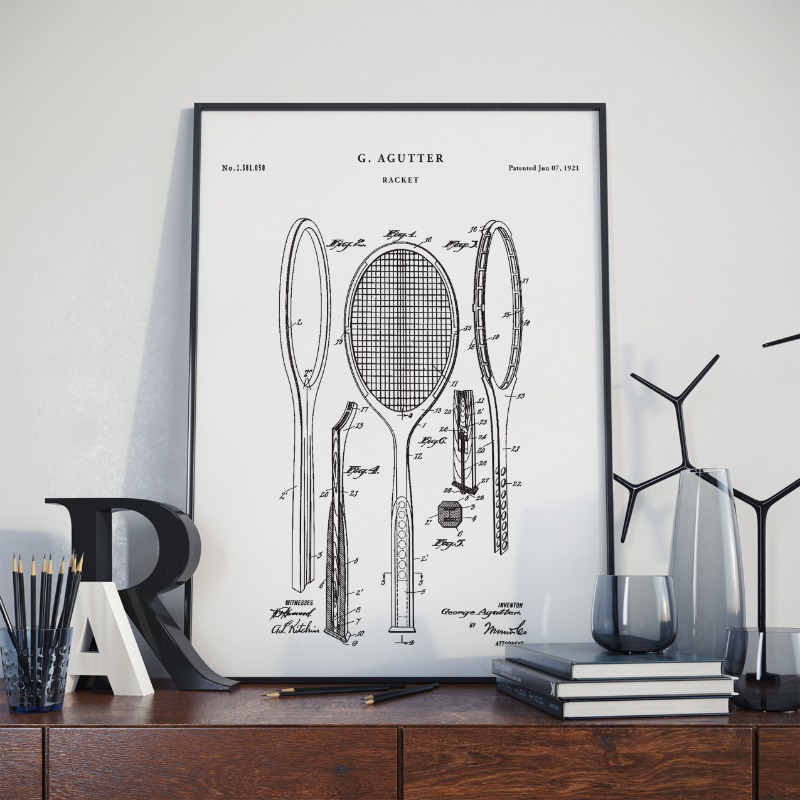 Pósteres e impresiones de pate - Badminton Poster reseña y precio