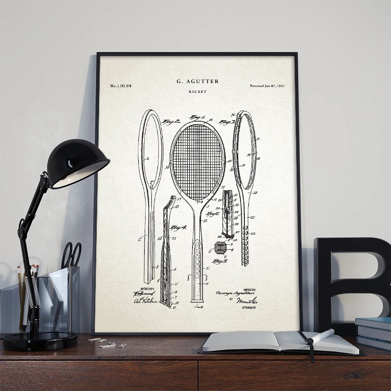 Pósteres e impresiones de pate - Badminton Poster reseña y precio