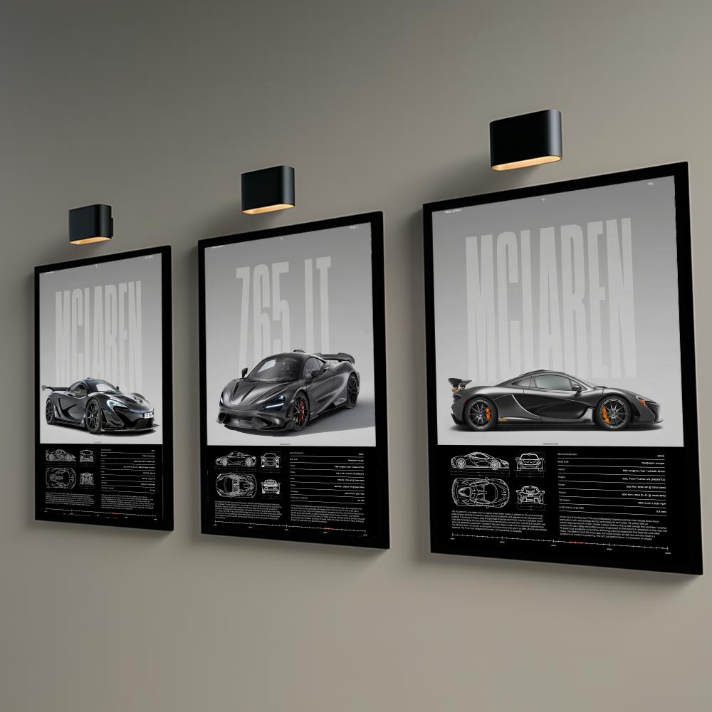Cool Sports Cars M_MCLaren-Pós - Badminton Poster reseña y precio